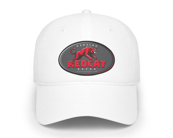 Genuine Redcat™ Brand Logo Baseball Cap — Low Profile Red Hat with Badge