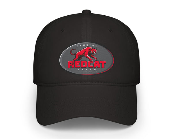 Genuine Redcat™ Brand Logo Baseball Cap — Low Profile Red Hat with Badge